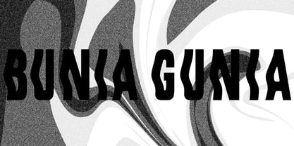 Bunia Gunia Font Poster 4