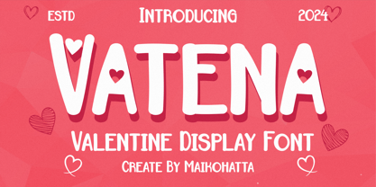 Vatena Font Poster 1