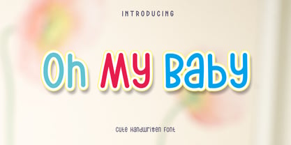 Oh My Baby Font Poster 1