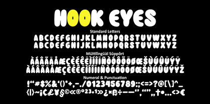 Hook Eyes Font Poster 10