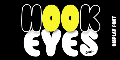 Hook Eyes Font Poster 1