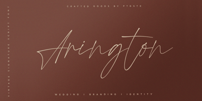 Arington Font Poster 1