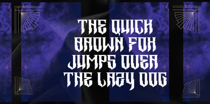 Westa Gothic Font Poster 3