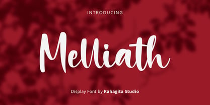 Melliath Font Poster 1