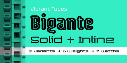 Bigante Font Poster 1