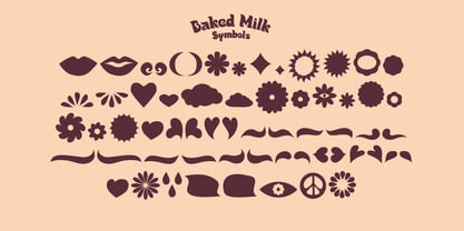 Baked Milk Font Poster 9