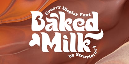 Baked Milk Font Poster 1
