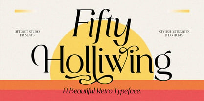Fifty Holliwing Font Poster 1