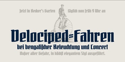 FDI Reklameschrift Font Poster 5