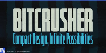 Bitcrusher Font Poster 1