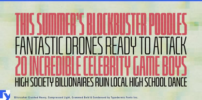 Bitcrusher Font Poster 3