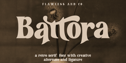 Battora Font Poster 1