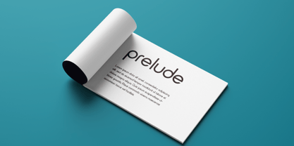 Prelude Font Poster 6