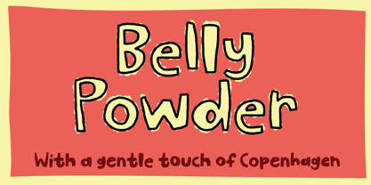 Belly Powder Font Poster 1