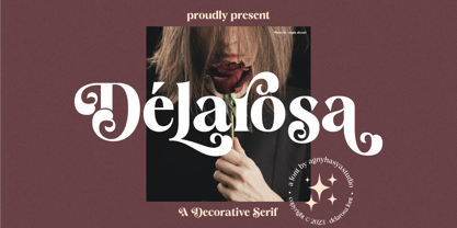 Delarosa Font Poster 1