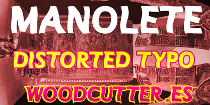 Manolete Font Poster 1