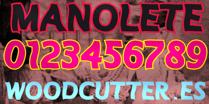 Manolete Font Poster 6