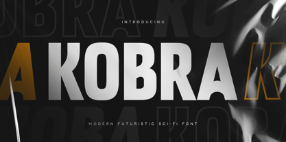 Kobra Font Poster 1