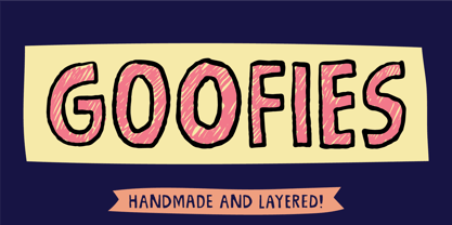 Goofies Font Poster 1