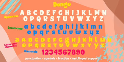 Dongo Font Poster 9