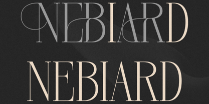 Nebiard Font Poster 6