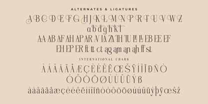 Nebiard Font Poster 8