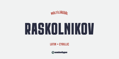 Raskolnikov Font Poster 1