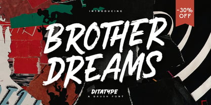 Brother Dreams Font Poster 11
