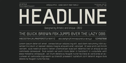 Apocalyptic Font Poster 7