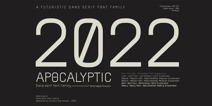Apocalyptic Font Poster 5