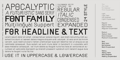 Apocalyptic Font Poster 6