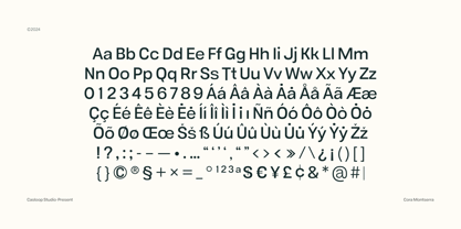 Cora Montserra Font Poster 5