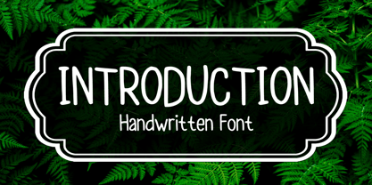 Introduction Font Poster 1