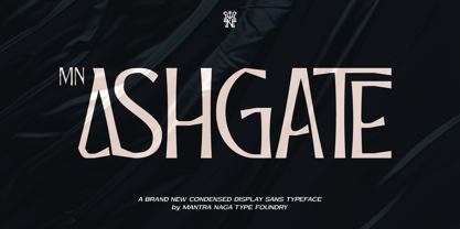 MN Ashgate Font Poster 1