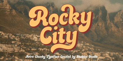 Rocky City Font Poster 1