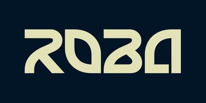 Roba Font Poster 1