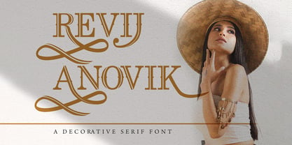 Revij Anovik Font Poster 1