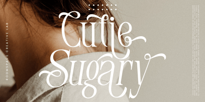 Cutie Sugary Font Poster 1