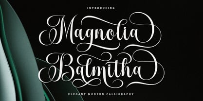 Magnolia Balmitha Font Poster 1