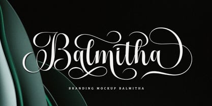 Magnolia Balmitha Font Poster 6