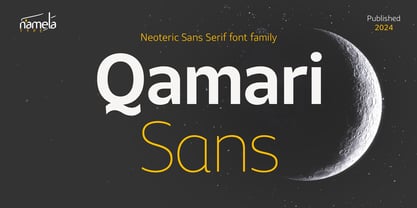 Qamari Sans Font Poster 1