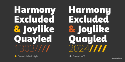 Qamari Sans Font Poster 8