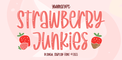 Strawberry Junkies Font Poster 1