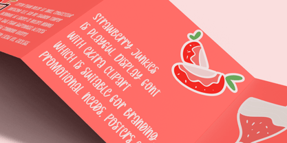Strawberry Junkies Font Poster 5