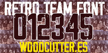 Retro Team Font Poster 6