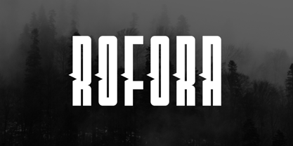 Rofora Font Poster 1