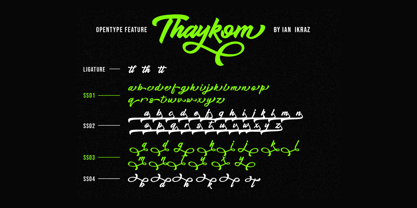 Thaykom Font Poster 6