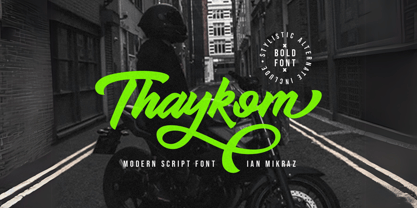 Thaykom Font Poster 1