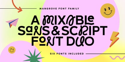 Mangrove Font Poster 2