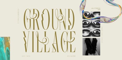 Ground Village Font Poster 1